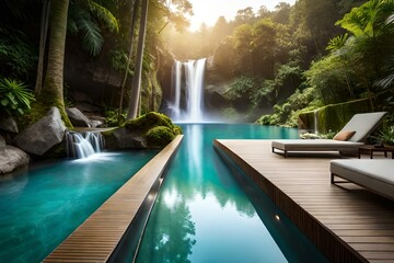 Lush Escapes: Trending AI-Created Landscapes and Poolscapes