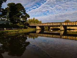 bridge over the river