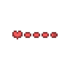 this is Health bar icon in pixel art with colorful color and white background ,this item good for presentations,stickers, icons, t shirt design,game asset,logo and your project.