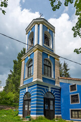 Street and old houses in Koprivshtitsa, Bulgaria