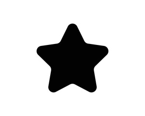 Vector star icon. Single star symbol.
