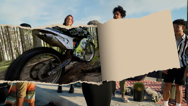 Dynamic Torn Paper Transitions