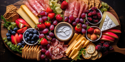 Food and Fruits Pattern Combination 