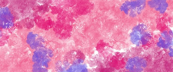 abstract watercolor background red purple pink art 4K