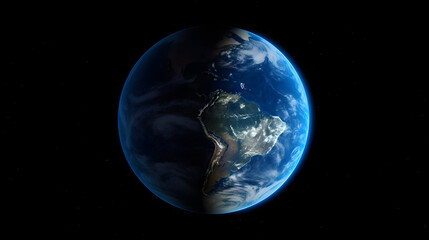 Naklejka na ściany i meble 宇宙から見た地球の壮大な景観 No.008 | A Majestic View of Earth from Space Generative AI