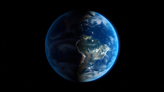 宇宙から見た地球の壮大な景観 No.008 | A Majestic View of Earth from Space Generative AI