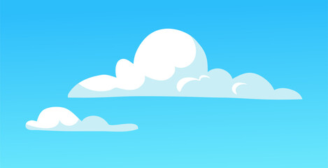White cloud in blue sky concept