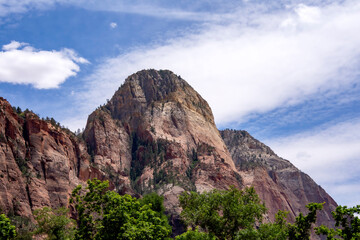 mountains in Zion National Park