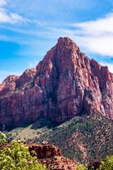 mountains in Zion National Park