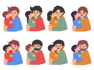 Father day People Character illustration