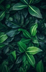 Fototapeta na wymiar Leaf background, generative AI