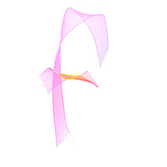 english alphabet ribbon.