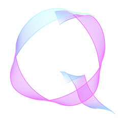 english alphabet ribbon.