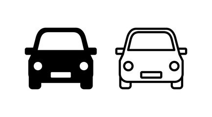 Car icon vector. Car sign. sedan