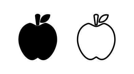 Apple icon vector. apple symbol