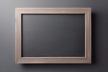 Blank blackboard, ready for your your text or artwork.