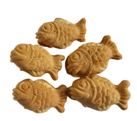 Street Food of Korea a Fish-shaped Bun (붕어빵)