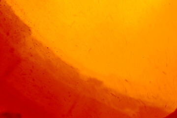 Tiny particles of limestone fly in hot gas flows in furnace