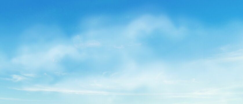 Clouds in the blue sky, Landscape background.