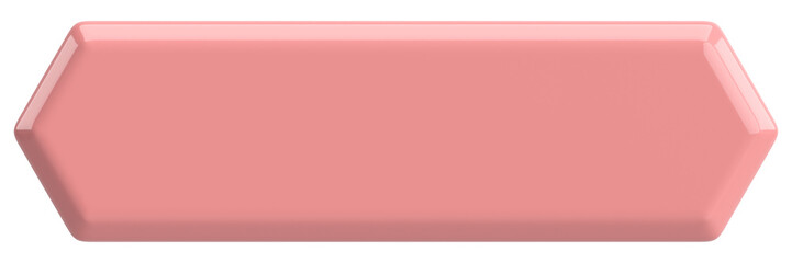 3D button. Empty button. 3D illustration.