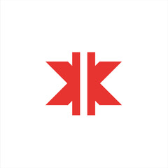 Minimalist K Logo. Selling Minimalist K Logo. Suitable for companies and any sector, especially companies in the field of social media media  App Initial name Corporate Entertainment etc.