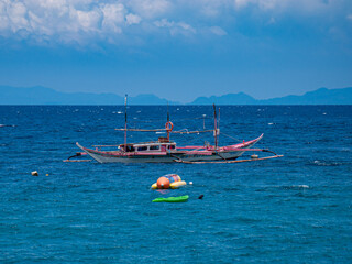 Obraz premium boat on the sea