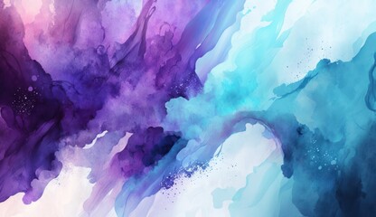 Abstract watercolor paint background colour with liquid fluid texture for background.Hand painted abstract background.Highest Quality Image
