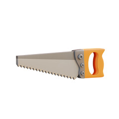 3d illustration hand saw