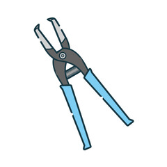 シンプルなイラスト_ダクトニッパー