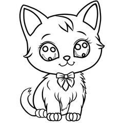 Cartoon cat 