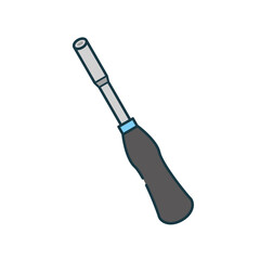 シンプルなイラスト_ソケットドライバー