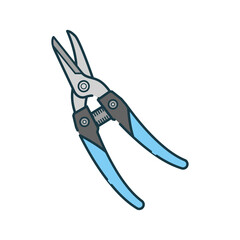 シンプルなイラスト_電工ハサミ