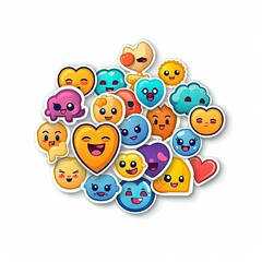 Cute icon for graphic resources generated from Ai.