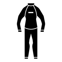 Diving wetsuit icon