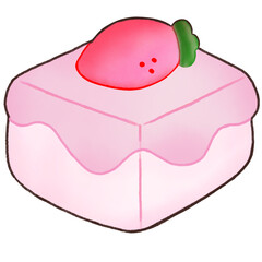 Cake strawberry 