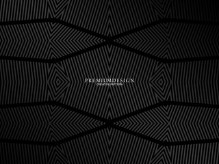 Gray line on black. Minimalist design. Cover design templates, business flyer layouts, wallpapers, etc.