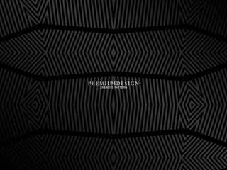 Gray line on black. Minimalist design. Cover design templates, business flyer layouts, wallpapers, etc.