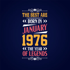 Best are born in January 1976. Born in January 1976 the legend Birthday