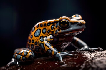 Fototapeta premium Poison Dart Frog. Generative AI