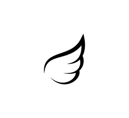 wing Icon. Vector illustration Design