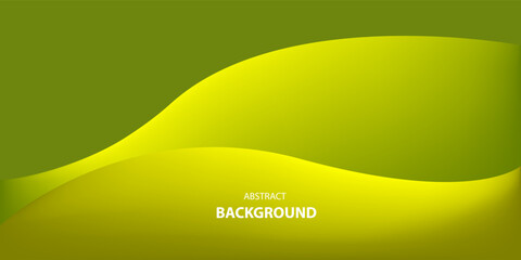 Green leaf wave modern background. abstract design