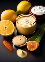 candles and oranges