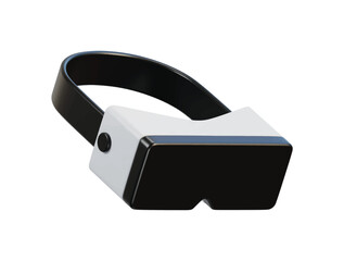 vector 3d virtual reality vr headset icon isolated 3d render illustration