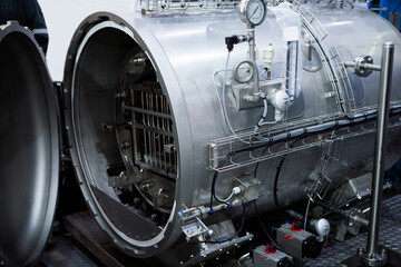 Autoclave Batch Retort Sterilization in Food Industry.