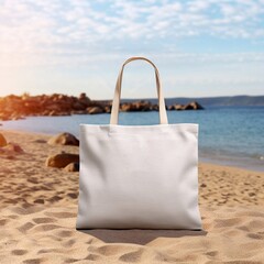 bag on the beach generative AI