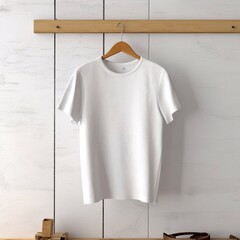 white t shirt mock-up generative AI