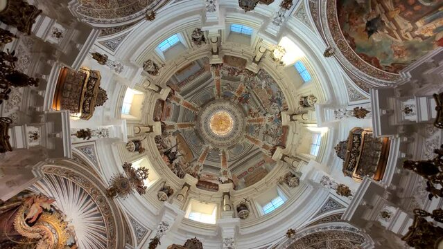 Seville, Spain - The Church Monumental Ensemble of Saint Louis of the French or Iglesia de San Luis de los Franceses