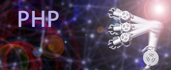 PHP A server-side scripting language used for web development and building dynamic websites and web applications.