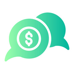 money gradient icon