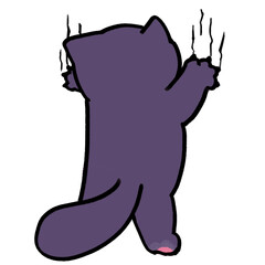 cat's scratching pencil colors